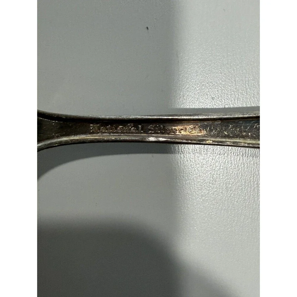 National Silverplate Flatware NARCISSUS 6 SERVING PIECES vintage